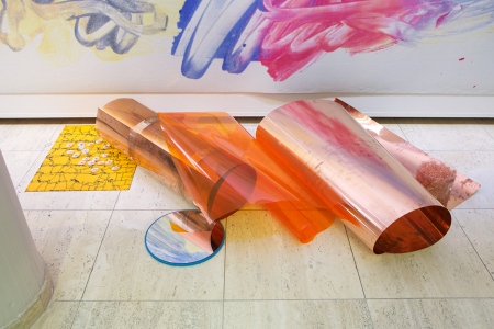 Paired angles (objects), 2014Copper, mirror, acrylic sheet, diverse materials, dimensions variable